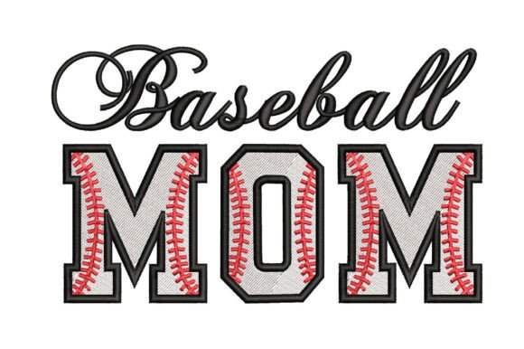 Download Baseball Mom Embroidery Design - Mom embroidery design Collection