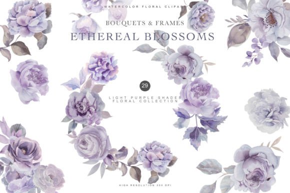 Download Light Purple Flowers Clipart Collection - Premium Resources