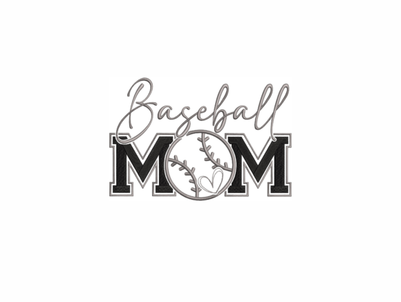 Download Baseball Mom Embroidery Design - Mom embroidery design Collection
