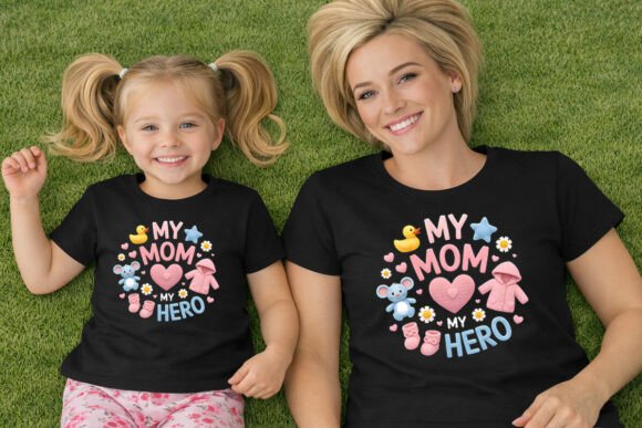Download My Mom My Hero Cute Baby Design - Cute baby design Collection